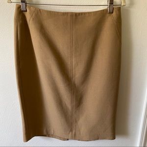 LOFT khaki pencil skirt Size 8